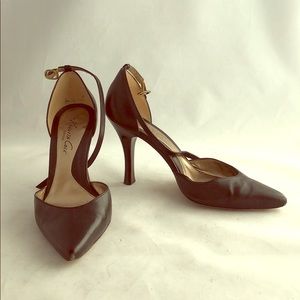 Classic black heels with ankle strap